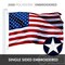 G128 Combo Pack: American USA Flag ToughWeave Series 16x24 In Single Sided & Gadsden Don't Tread On Me Flag Double Sided 16x24 In Double ToughWeave Series | Both Embroidered Polyester, Brass Grommets